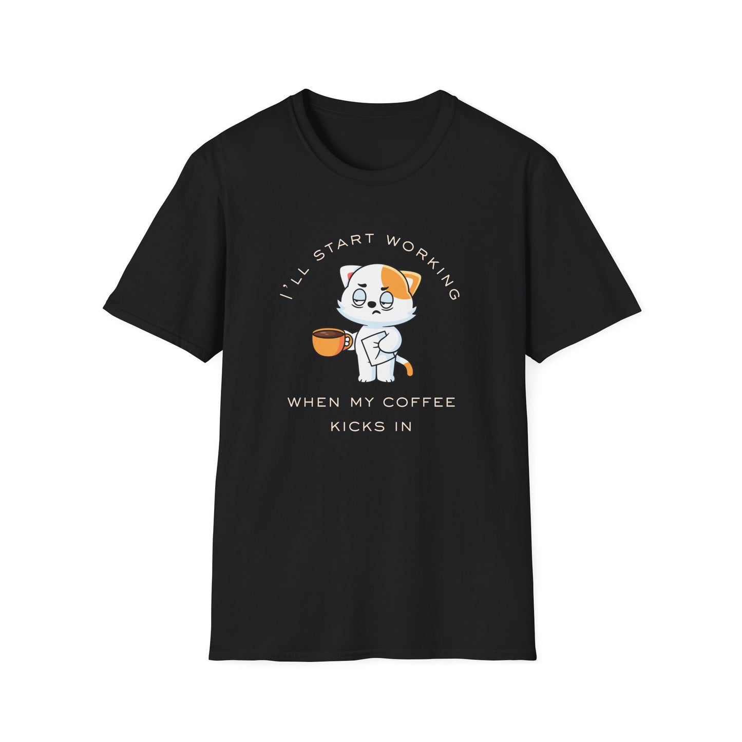 Cat Caffeine Hit T-Shirt