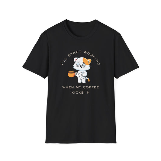 Cat Caffeine Hit T-Shirt