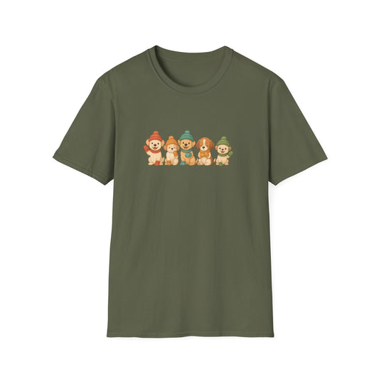 Cute Winter Pups T-Shirt