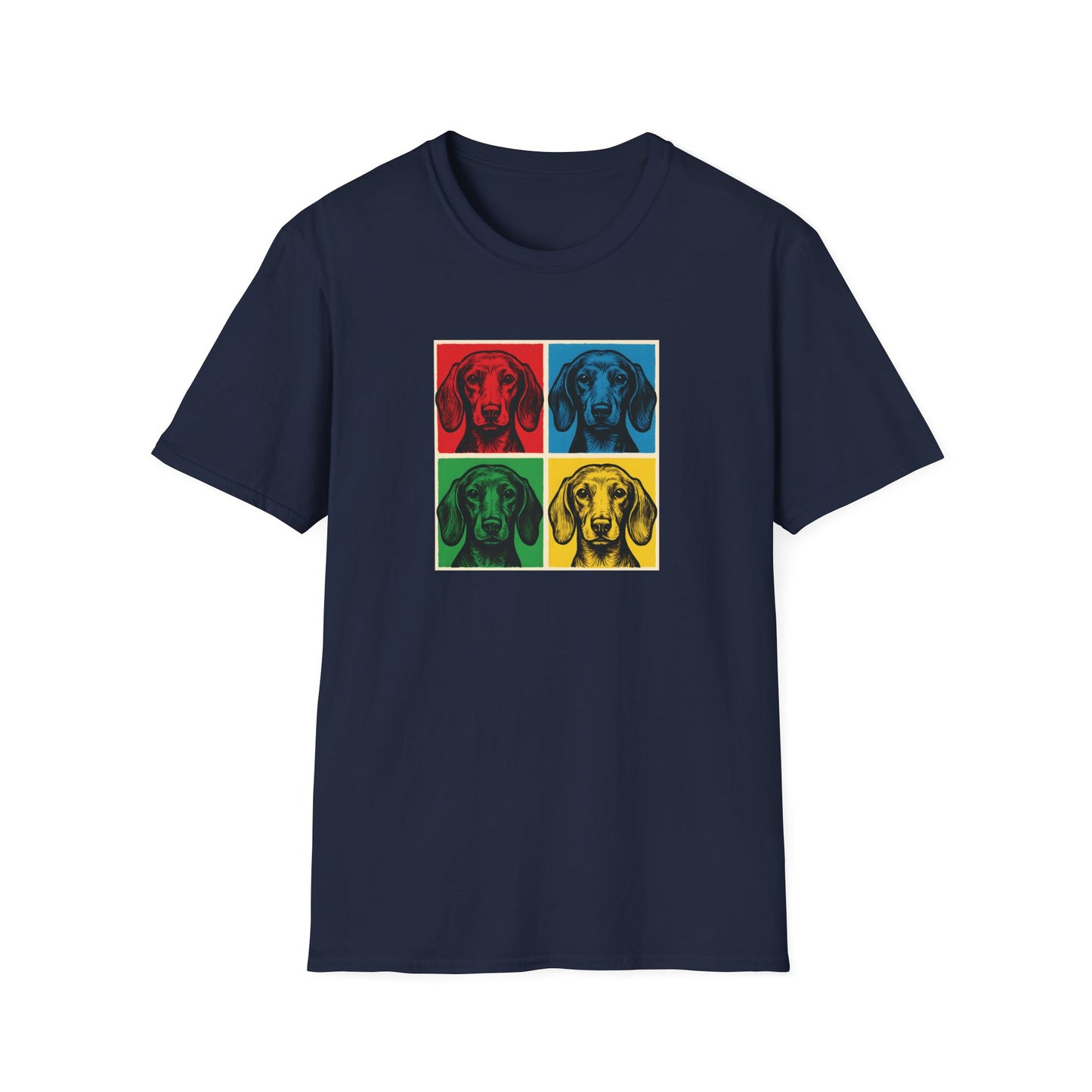 Four Square Dachshund T-Shirt