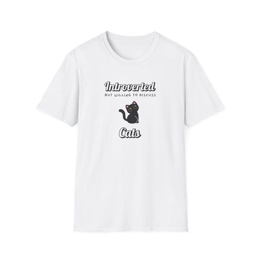 Willing To Discuss Cats T-Shirt