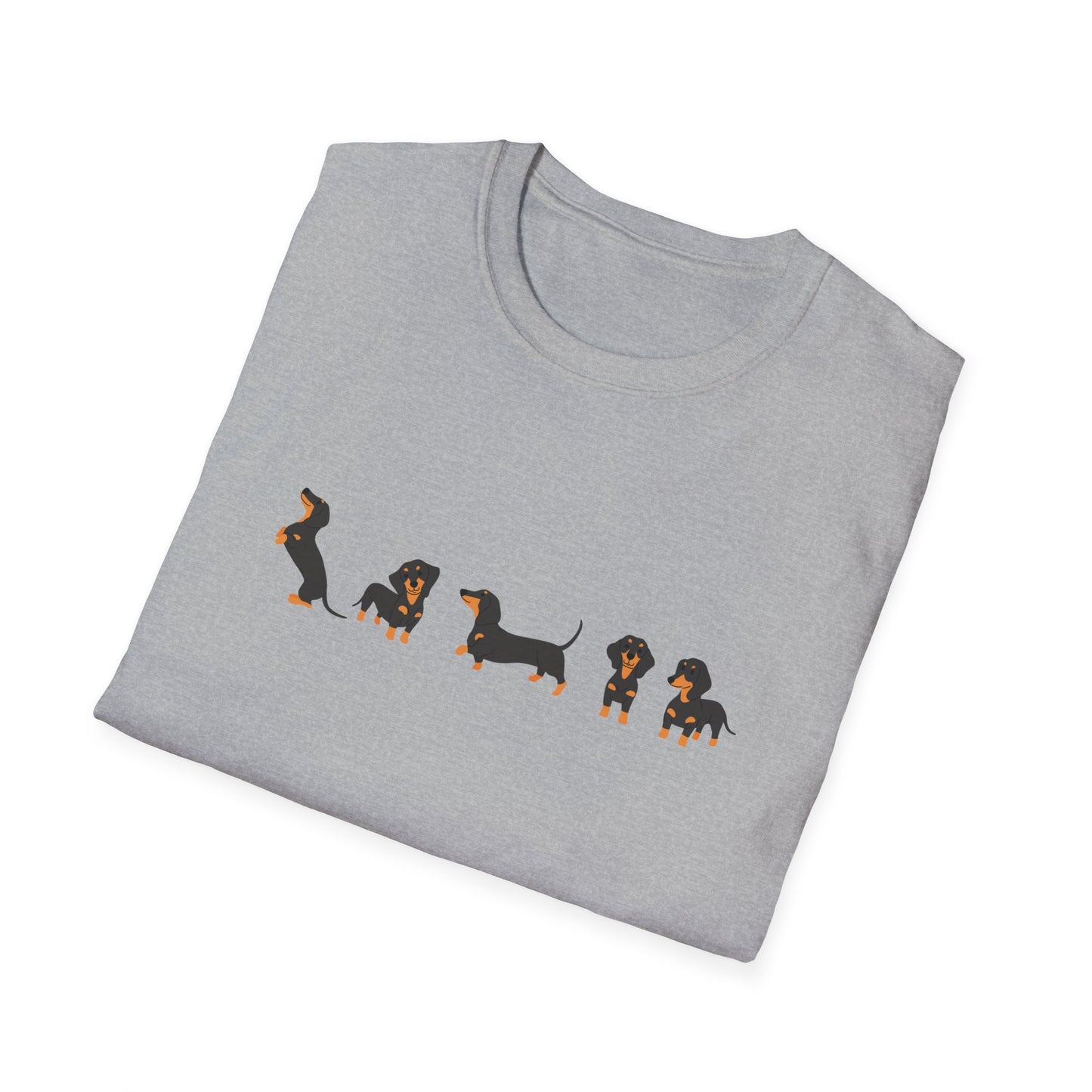 Line Of Dachshunds T-Shirt