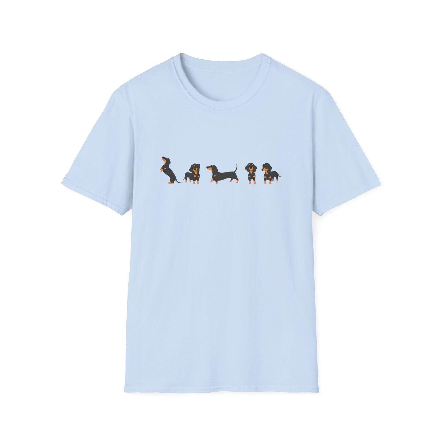 Line Of Dachshunds T-Shirt