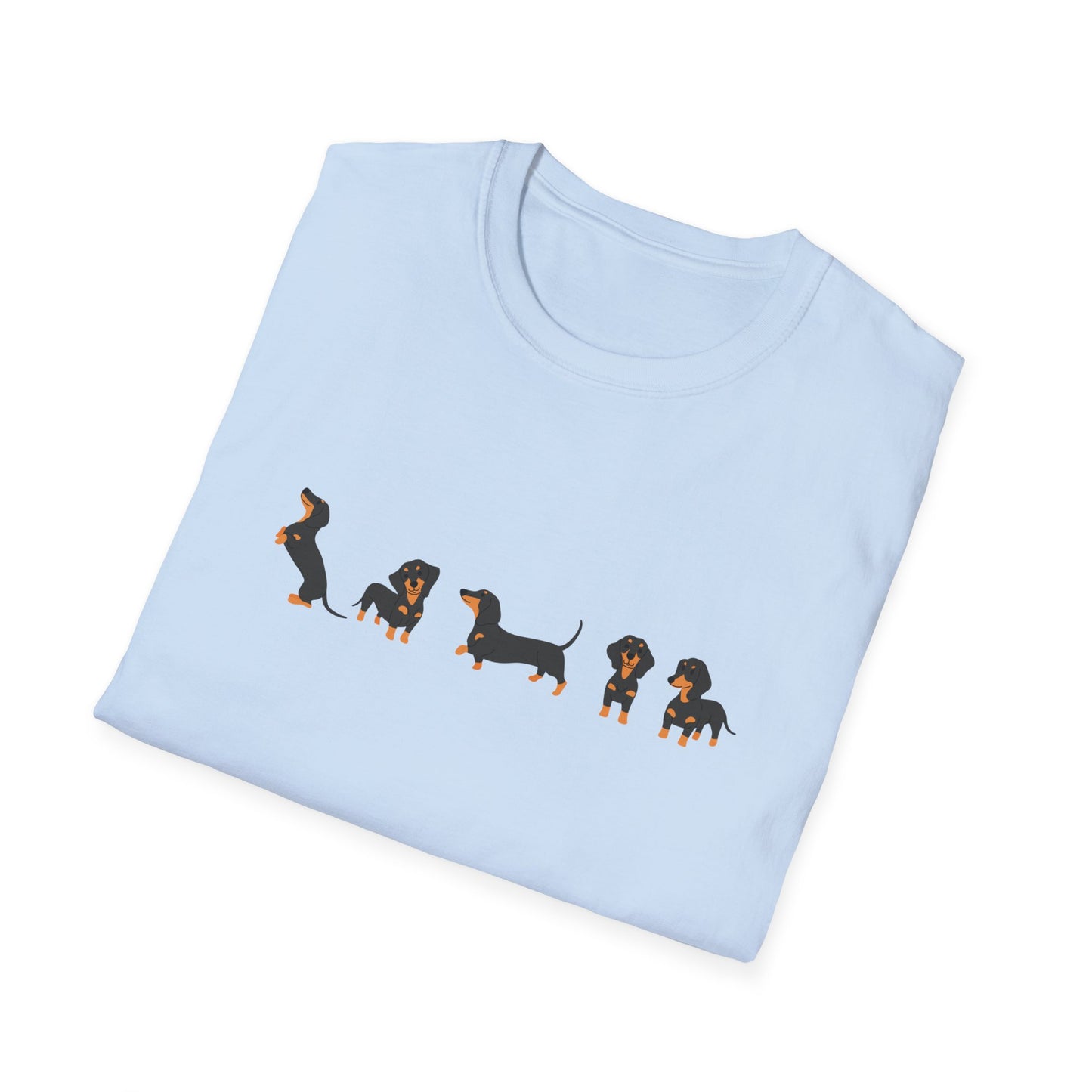 Line Of Dachshunds T-Shirt