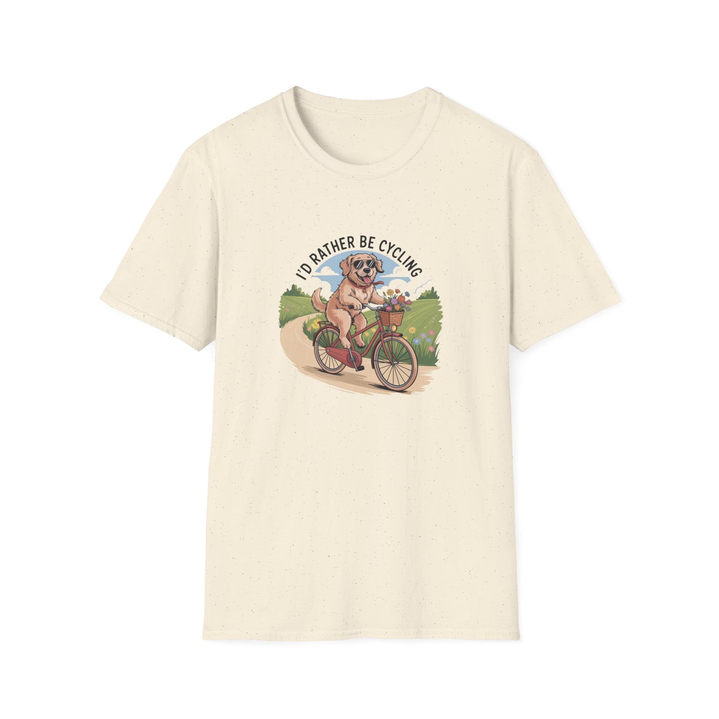 Rather Be Cycling Dog T-Shirt