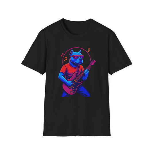 Rock Pitbull Guitarist T-Shirt