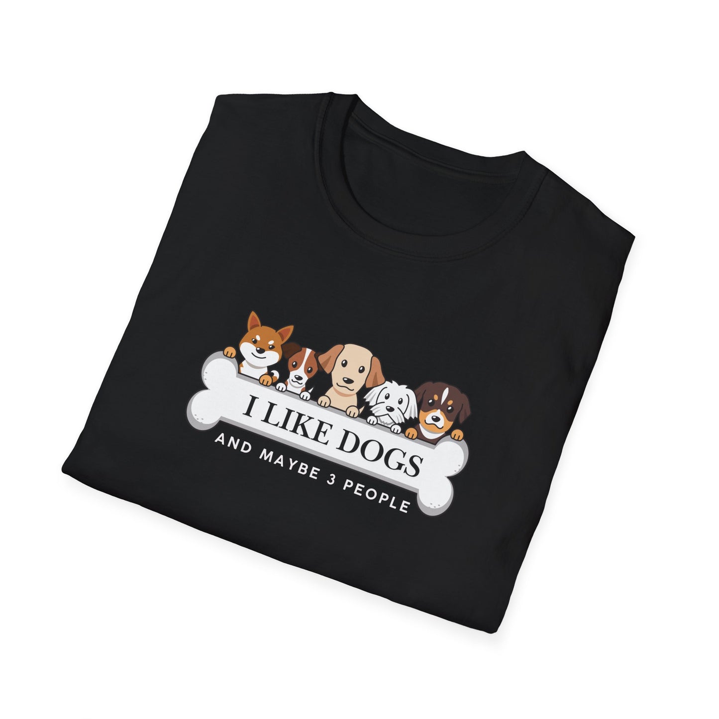 Dogs & 3 People T-Shirt