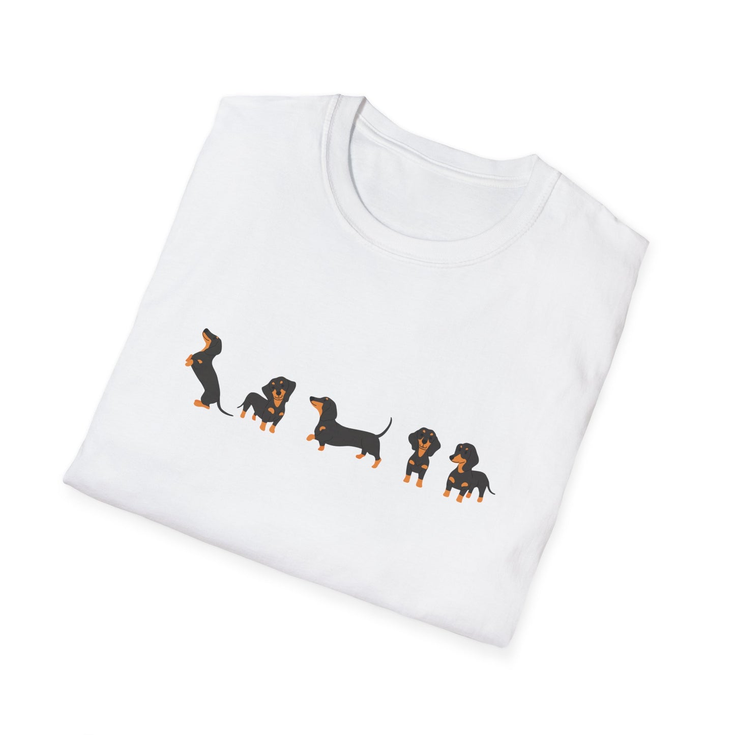 Line Of Dachshunds T-Shirt