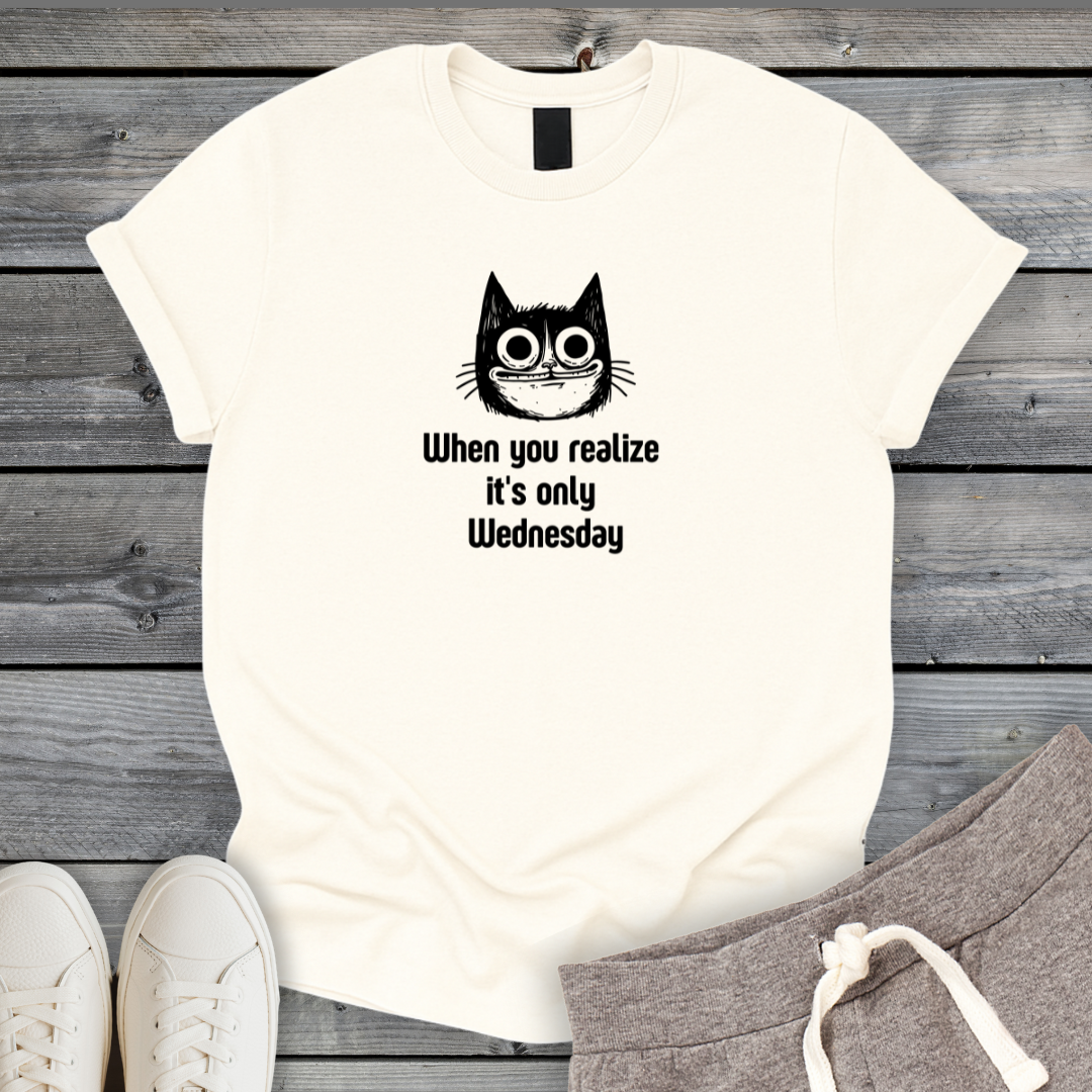 It's Only Wednesday Cat T-Shirt