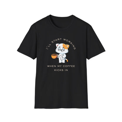 Cat Caffeine Hit T-Shirt