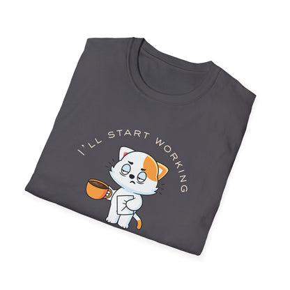 Cat Caffeine Hit T-Shirt