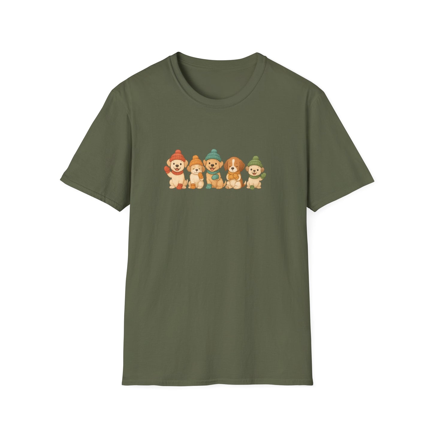 Cute Winter Pups T-Shirt