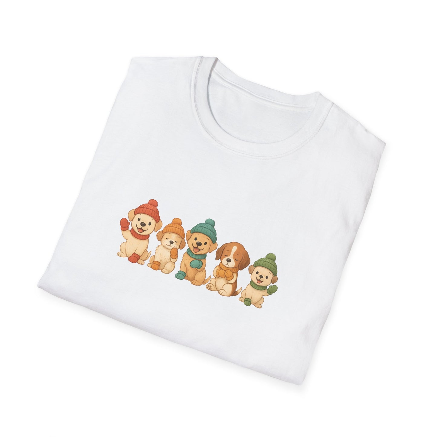 Cute Winter Pups T-Shirt