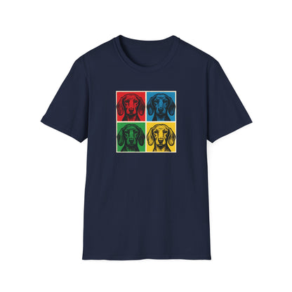 Four Square Dachshund T-Shirt