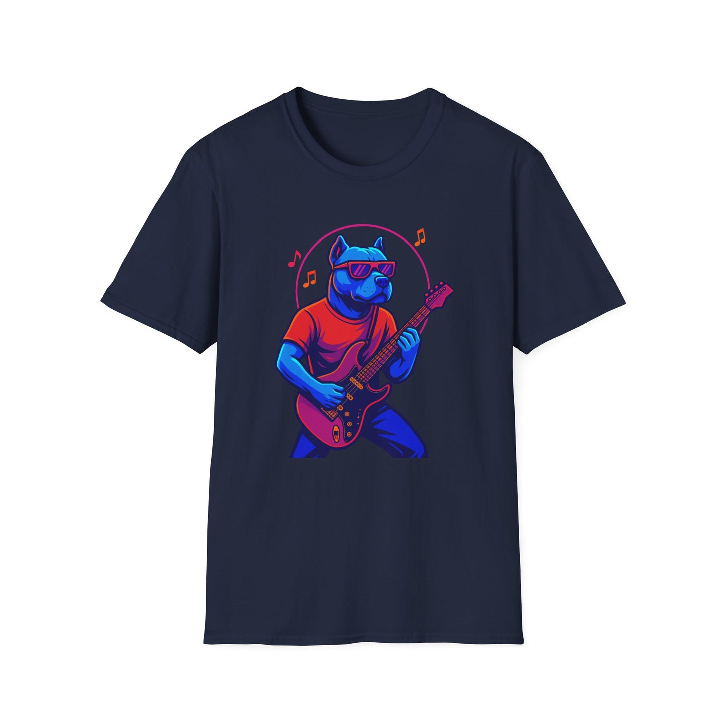 Rock Pitbull Guitarist T-Shirt