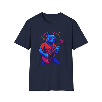 Rock Pitbull Guitarist T-Shirt