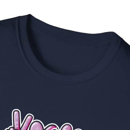 Peace Love Dogs Pink T-Shirt