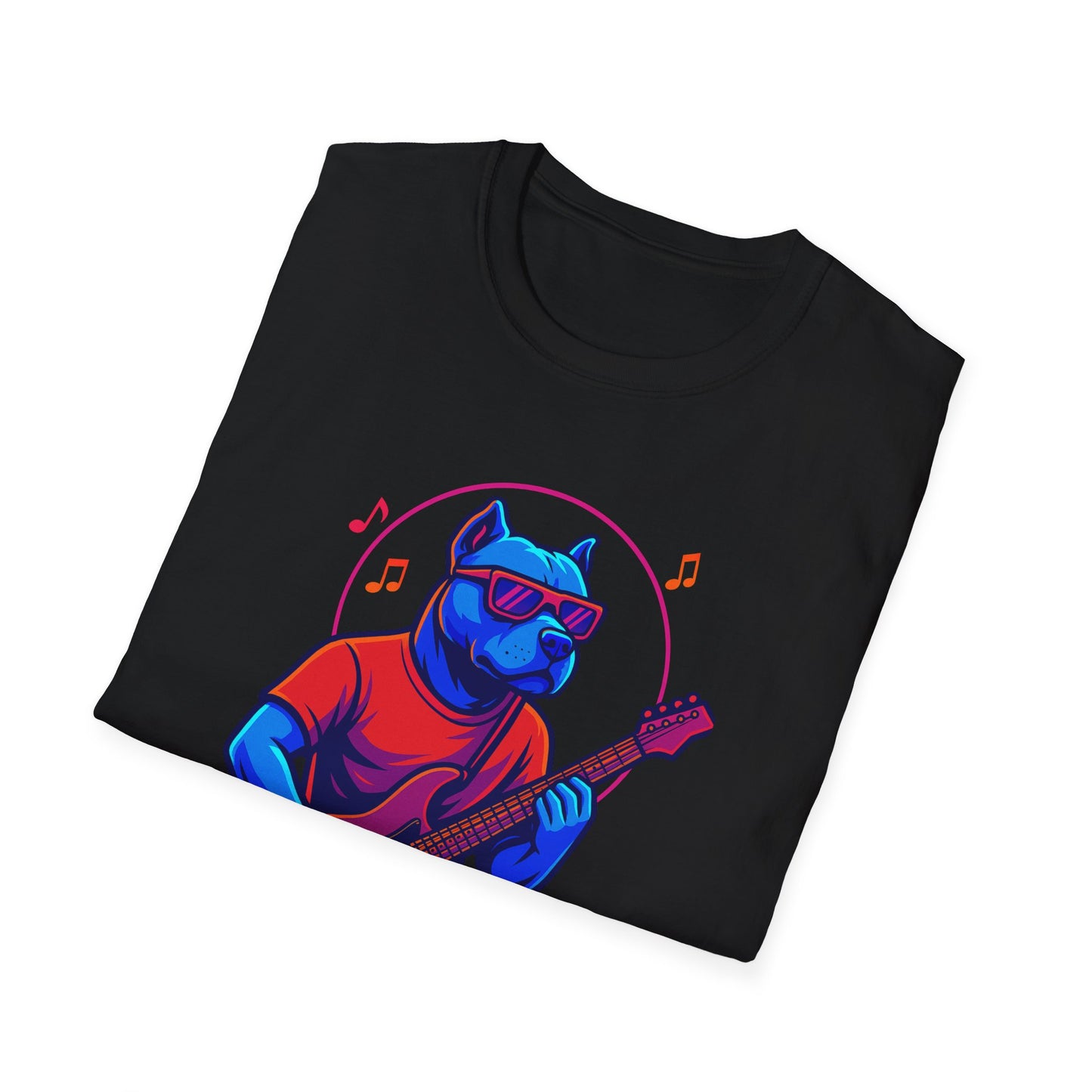 Rock Pitbull Guitarist T-Shirt