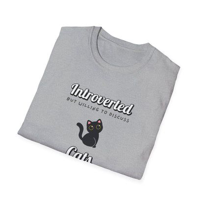 Willing To Discuss Cats T-Shirt