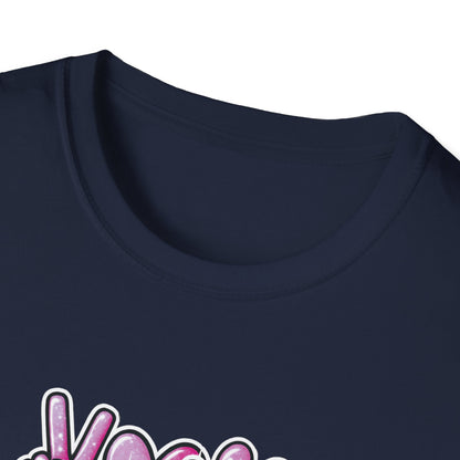 Peace Love Cats Pink T-Shirt