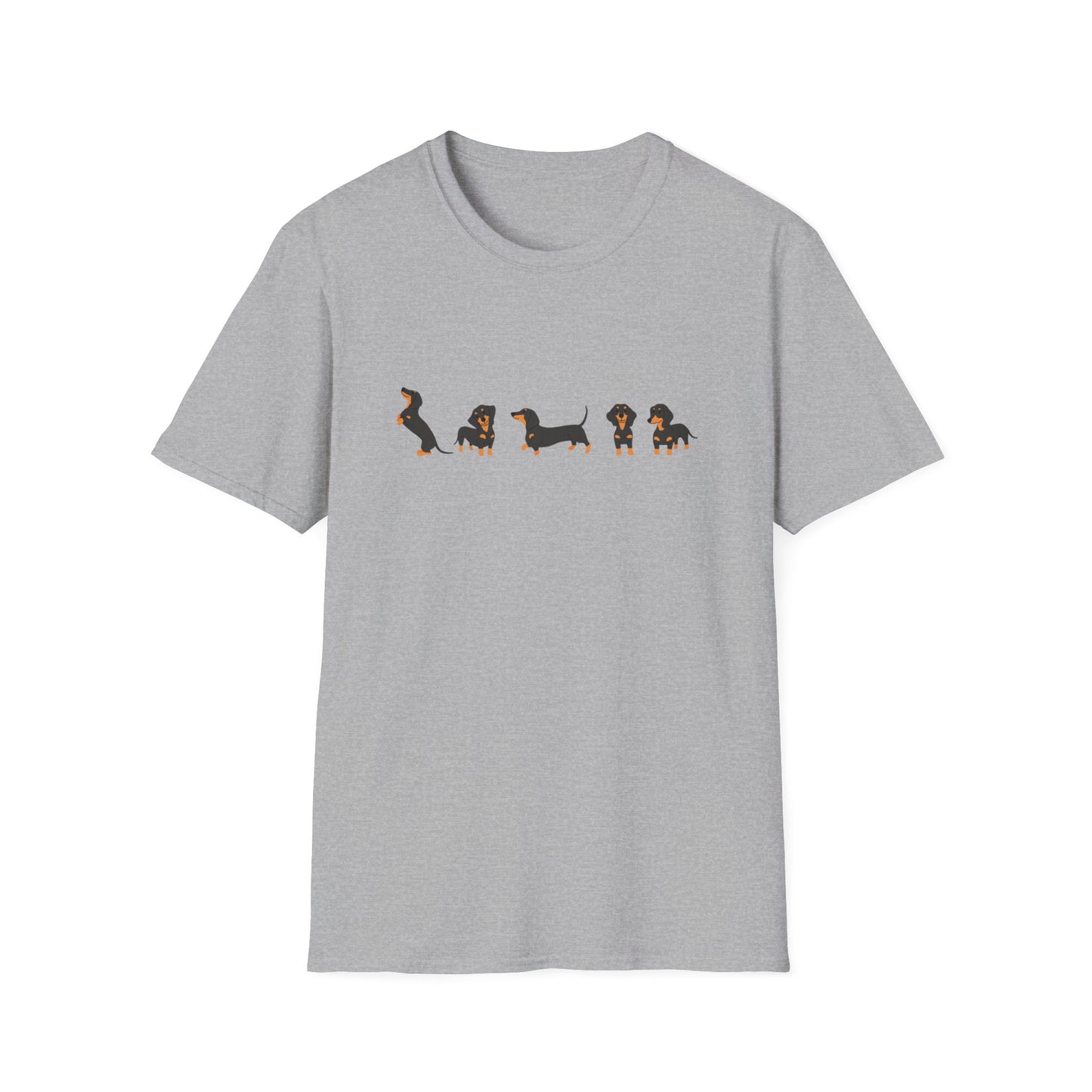 Line Of Dachshunds T-Shirt