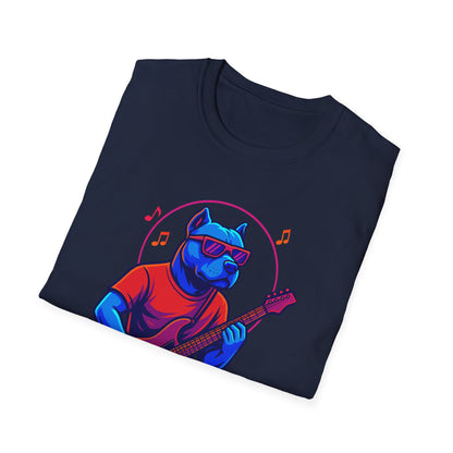 Rock Pitbull Guitarist T-Shirt