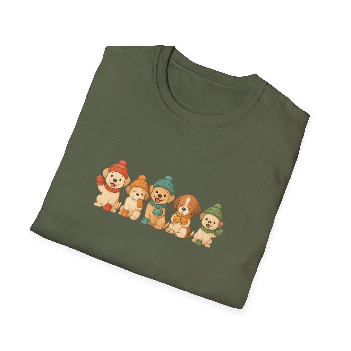 Cute Winter Pups T-Shirt