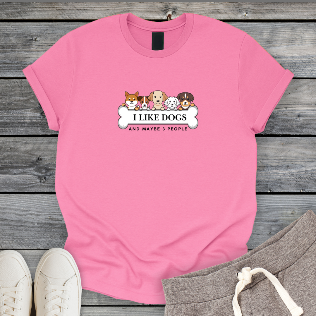 Dogs & 3 People T-Shirt
