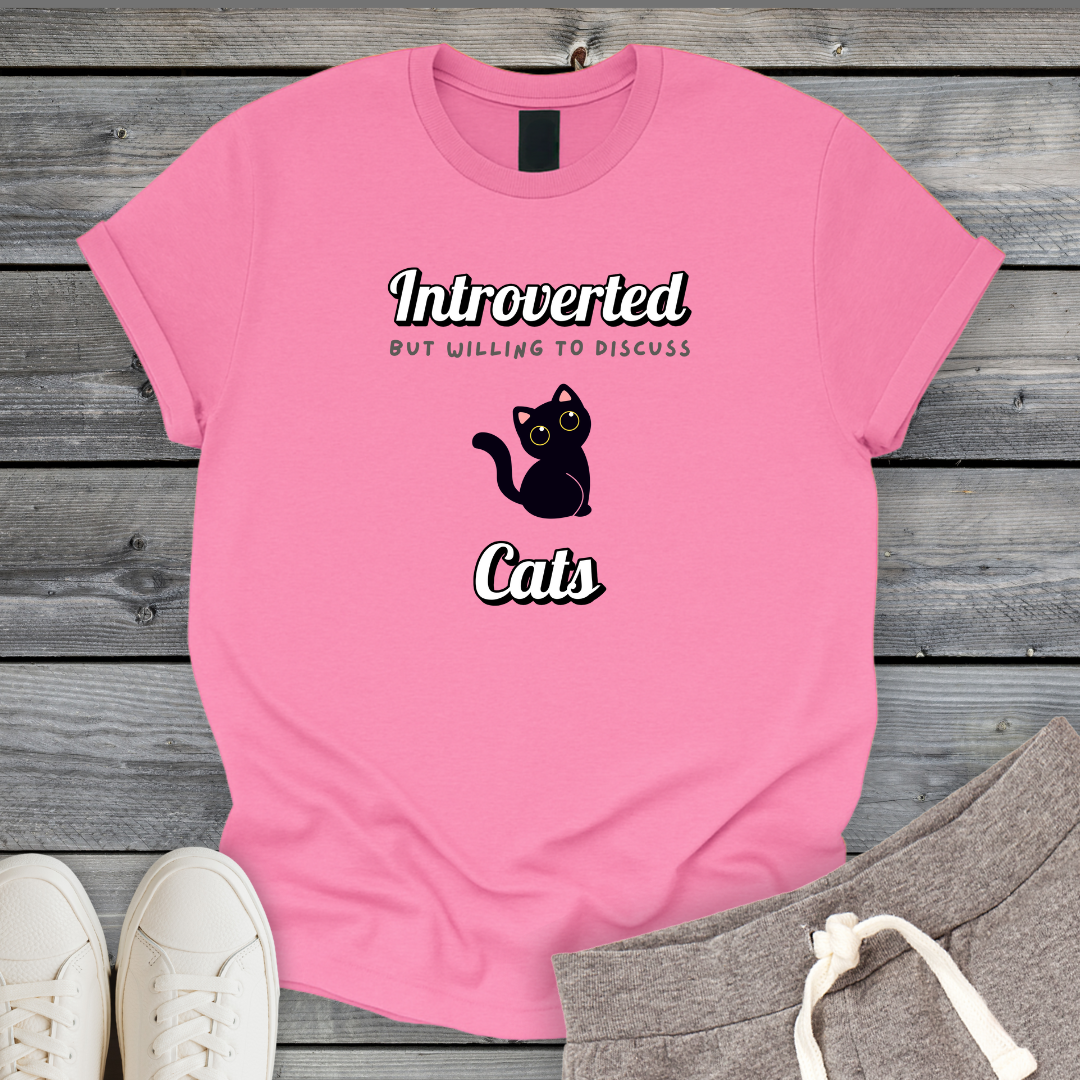 Willing To Discuss Cats T-Shirt