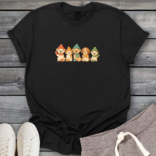 Cute Winter Pups T-Shirt