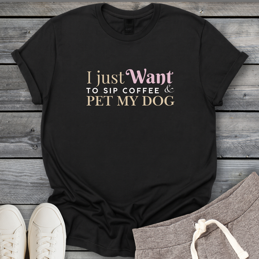 Coffee With My Dog T-Shirt