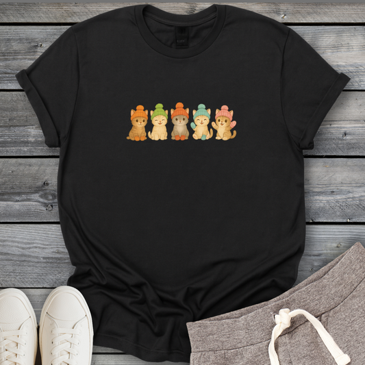 Cute Winter Kitties T-Shirt