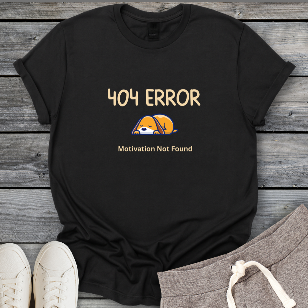 404 Error Dark T-Shirt