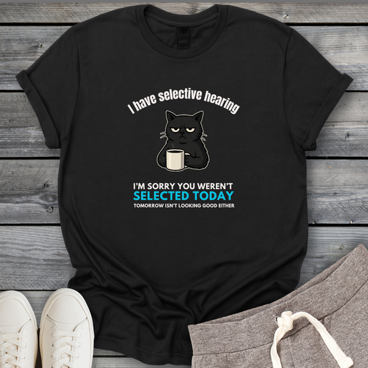 Selective Hearing T-Shirt (Cat)