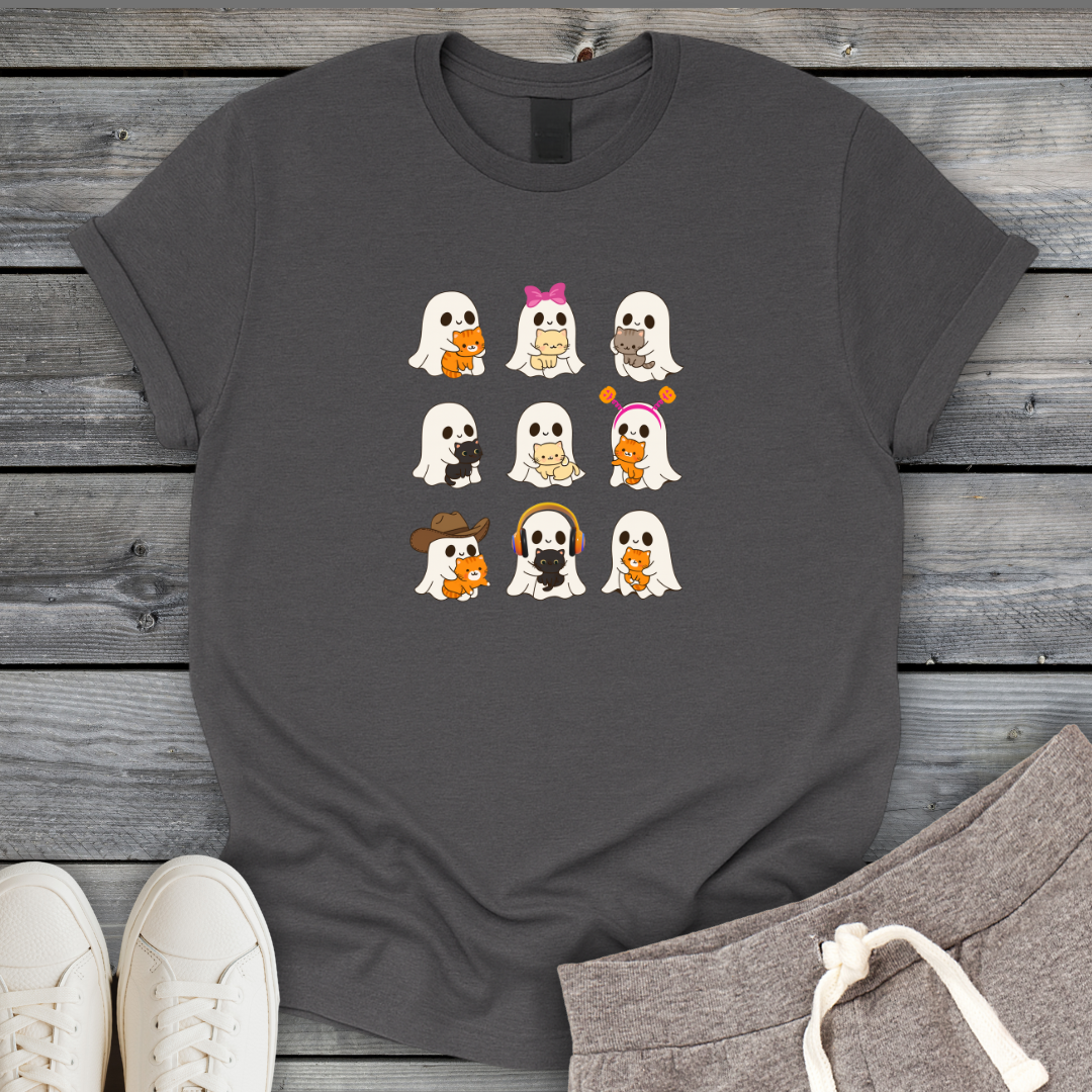 Ghostly Kitty Squad T-Shirt