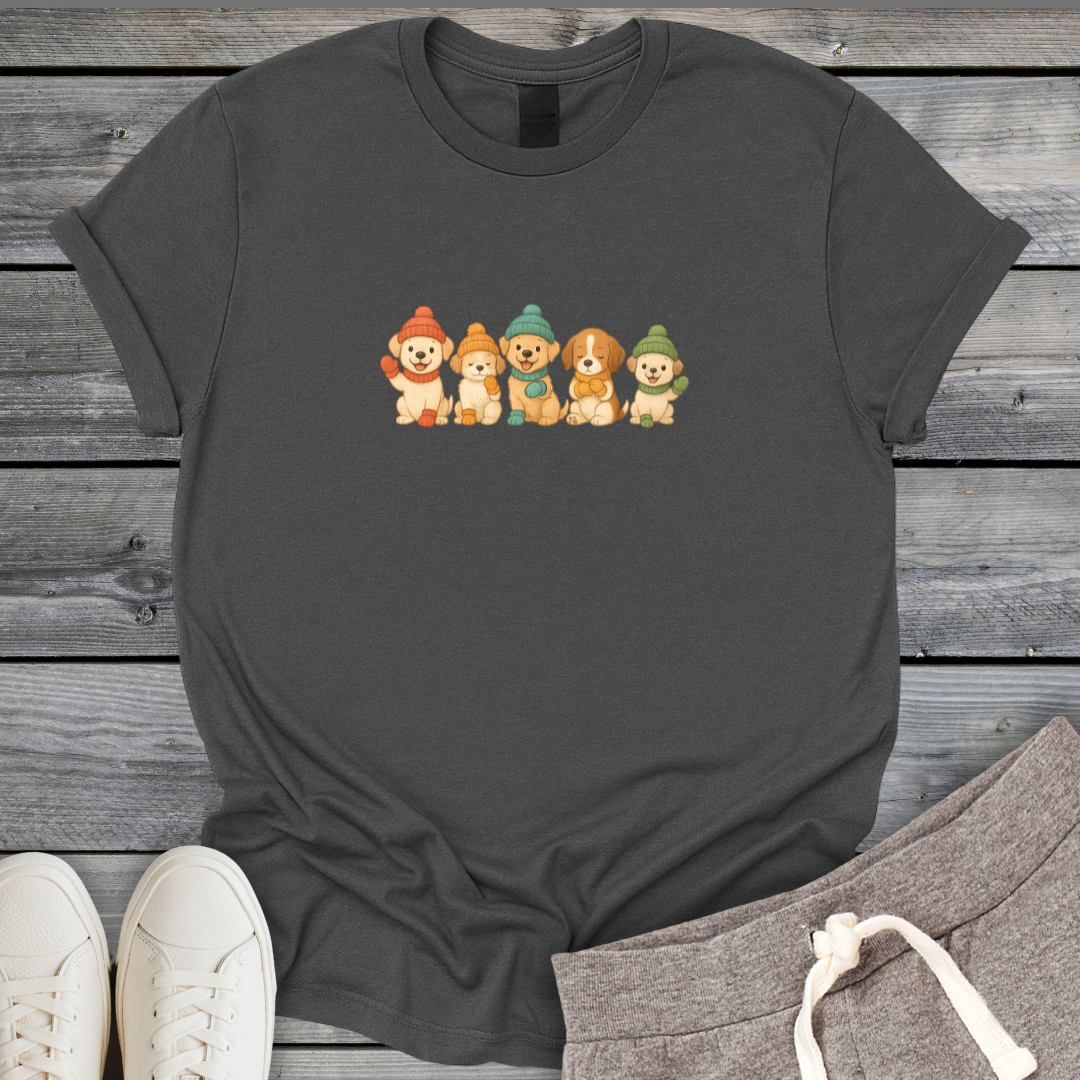 Cute Winter Pups T-Shirt