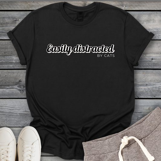 Distracted By Cats T-Shirt