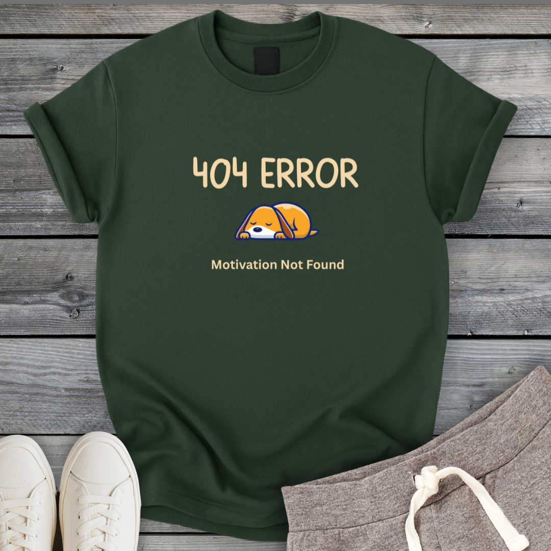 404 Error Dark T-Shirt