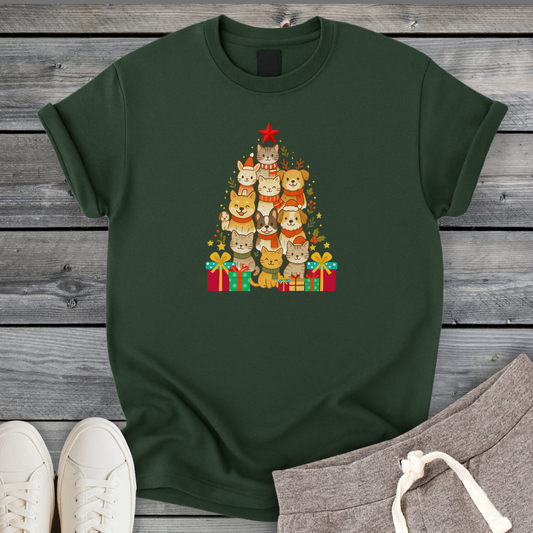 Pet Christmas Tree T-Shirt