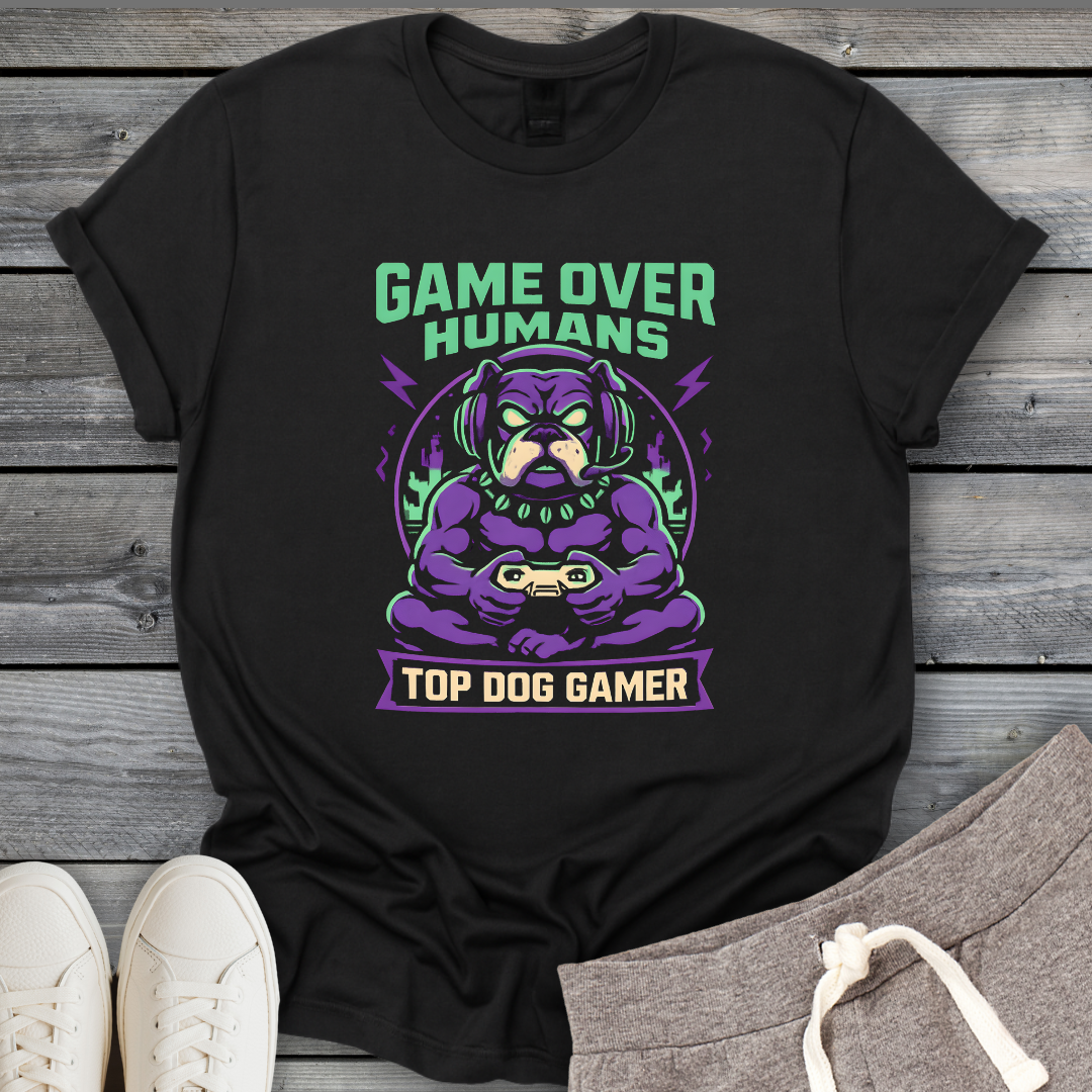 Game Over Dog T-Shirt