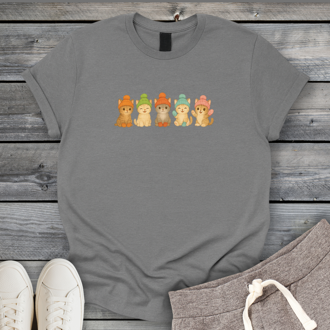Cute Winter Kitties T-Shirt