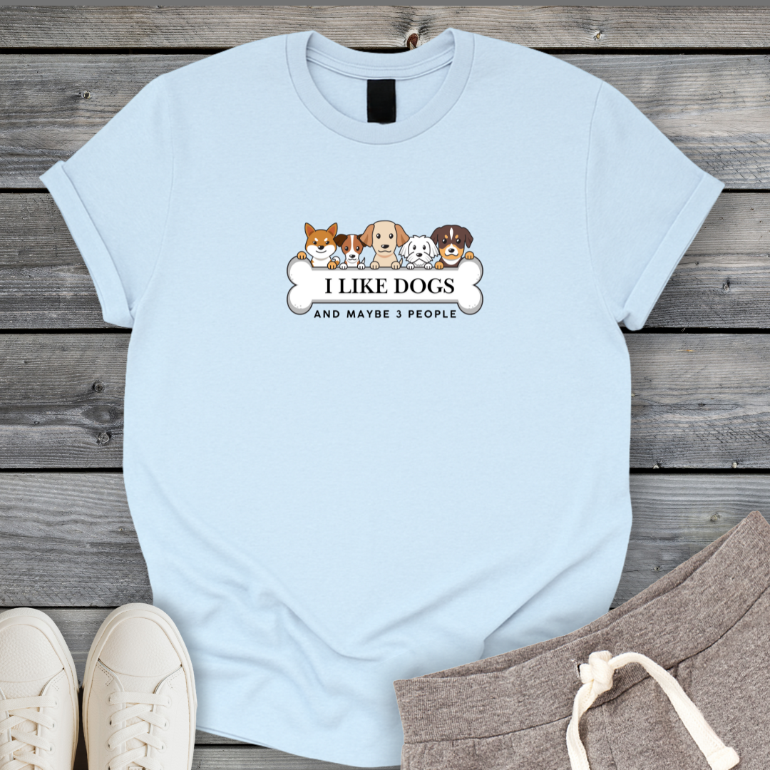 Dogs & 3 People T-Shirt