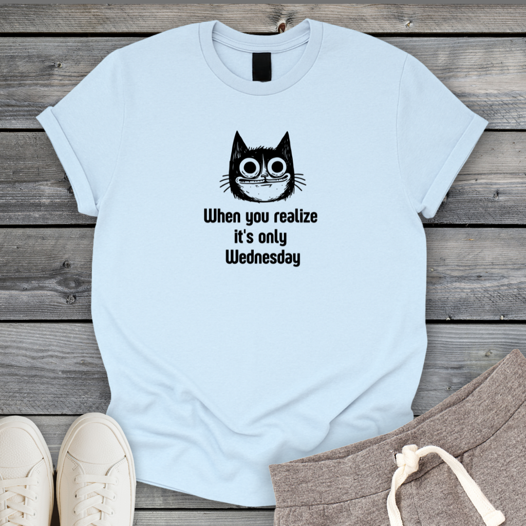 It's Only Wednesday Cat T-Shirt