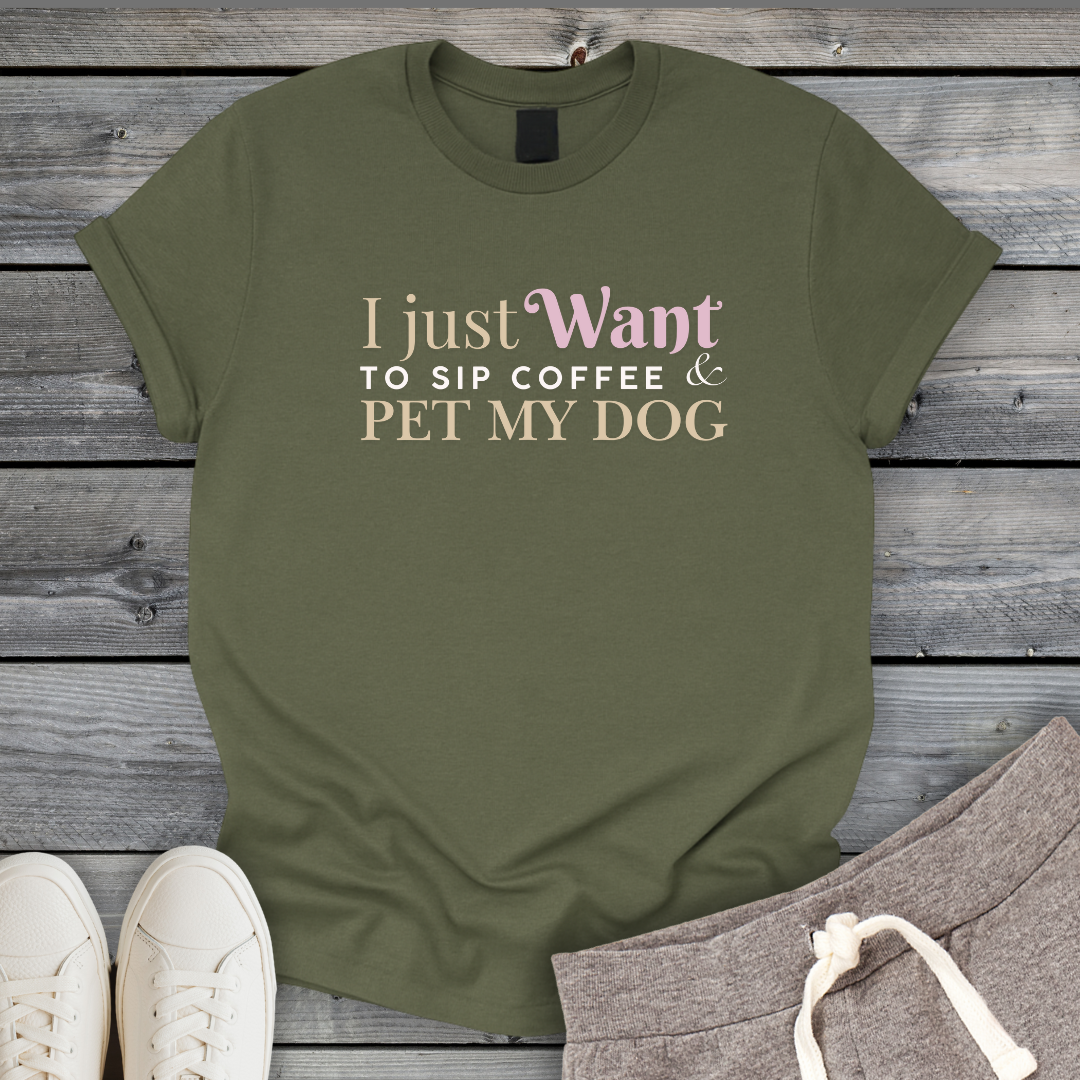 Coffee With My Dog T-Shirt