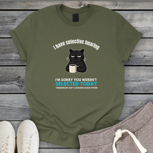 Selective Hearing T-Shirt (Cat)