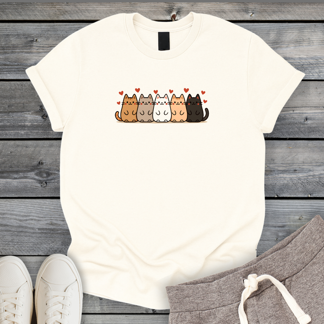 Purrfect Cat Squad T-Shirt