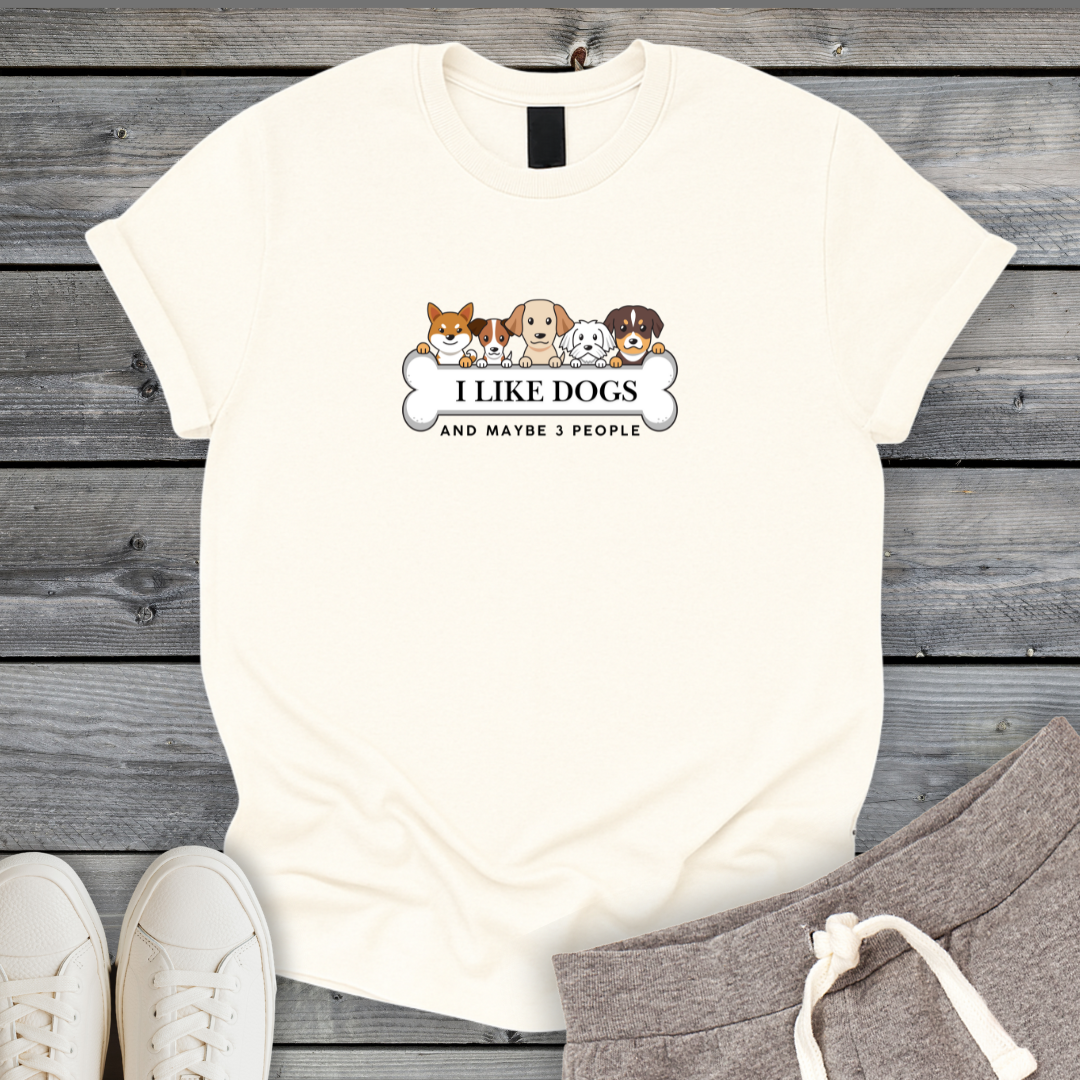 Dogs & 3 People T-Shirt