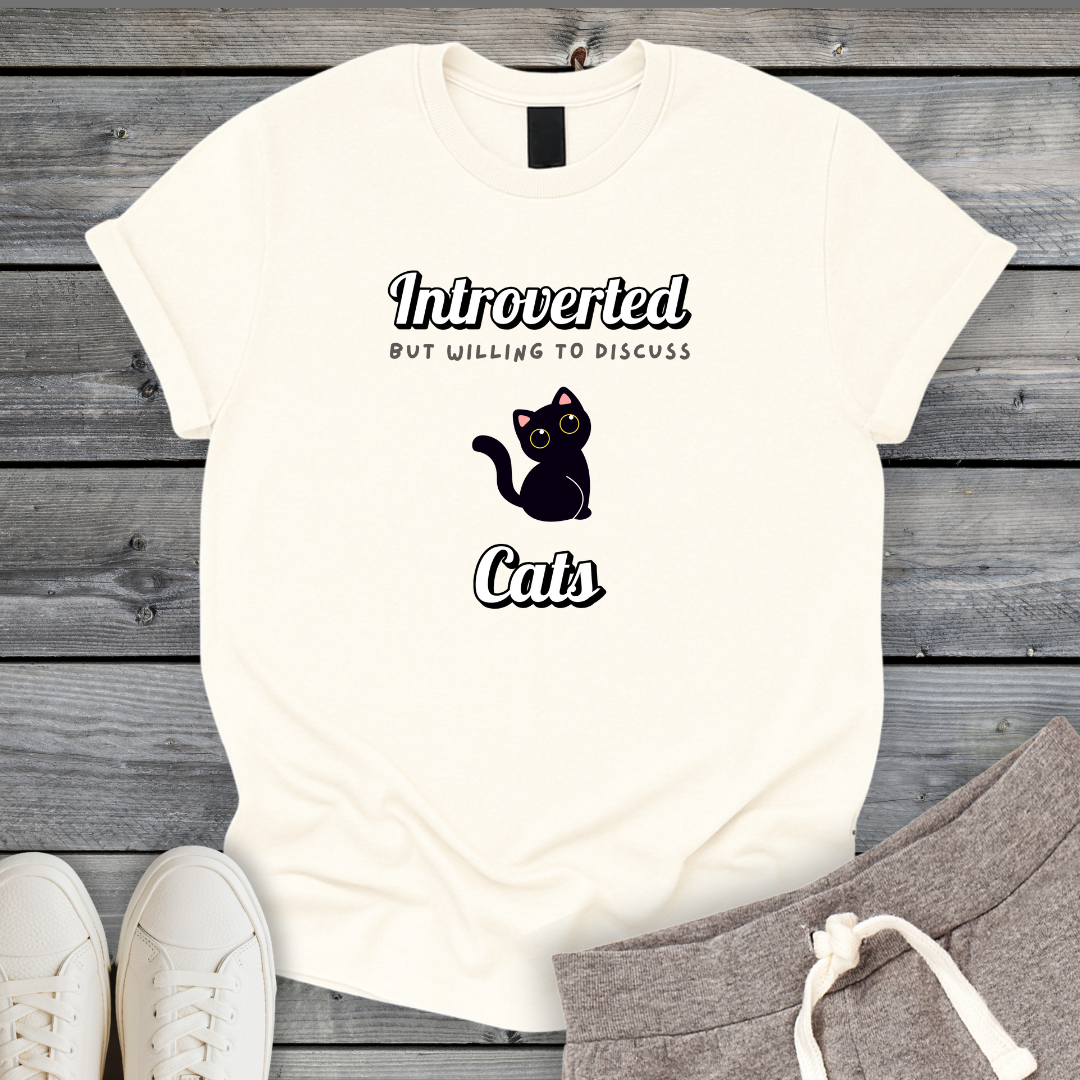 Willing To Discuss Cats T-Shirt