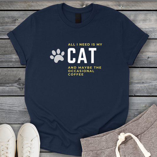I Need My Cat & Coffee T-Shirt