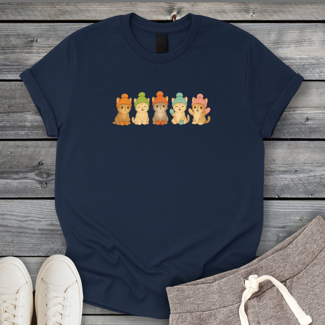 Cute Winter Kitties T-Shirt